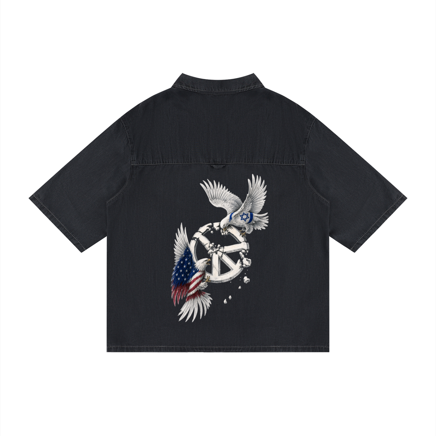CHEMISE LYOCELL VINTAGE UNISEXE – PEACE IN RUINS