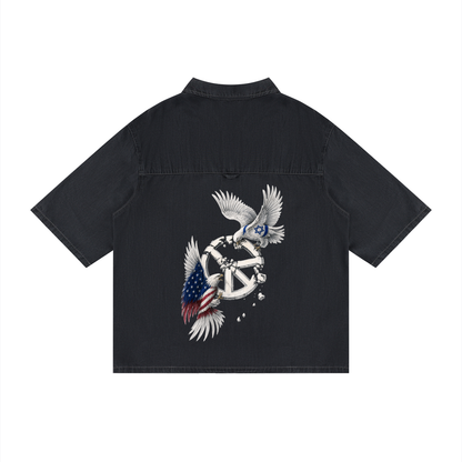 CHEMISE LYOCELL VINTAGE UNISEXE – PEACE IN RUINS