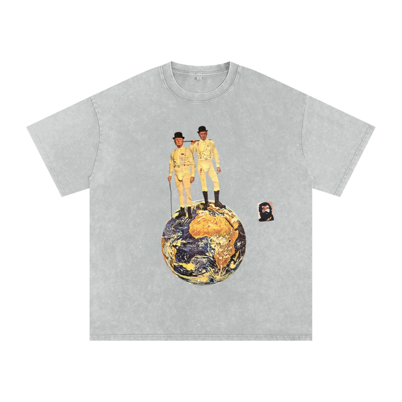 T-SHIRT OVERSIZE SNOW WASHED UNISEXE