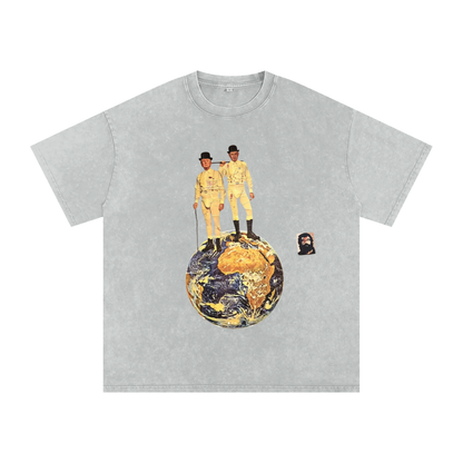T-SHIRT OVERSIZE SNOW WASHED UNISEXE