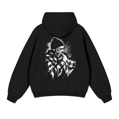 HOODIE OVERSIZE « PIERRE METZGER » – COTON MÉLANGÉ 430 G/M² | CENSURE