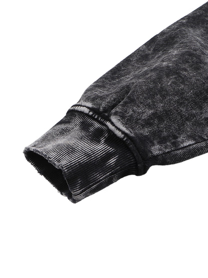 SWEATSHIRT OVERSIZE SNOW WASH 100% COTON 360 G/M² – VISUEL FATHERFUCKER