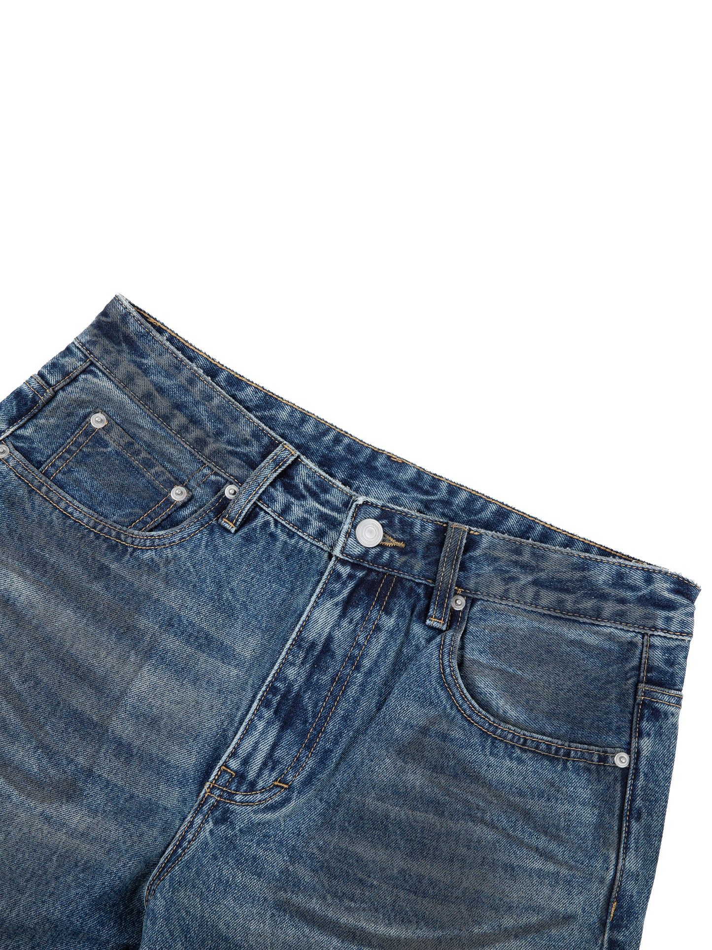 JEAN BAGGY VINTAGE WASH EN DENIM EPAIS