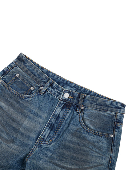 JEAN BAGGY VINTAGE WASH EN DENIM EPAIS