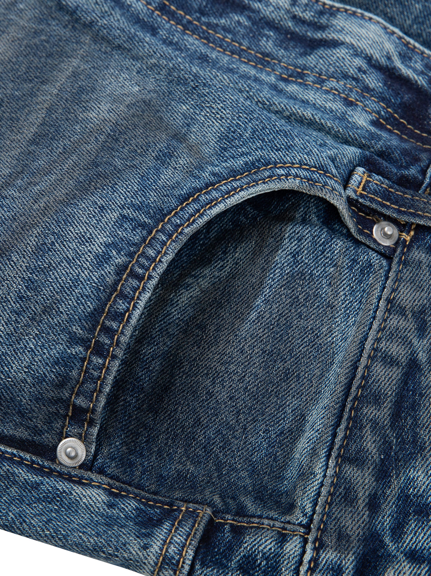 JEAN BAGGY VINTAGE WASH EN DENIM EPAIS