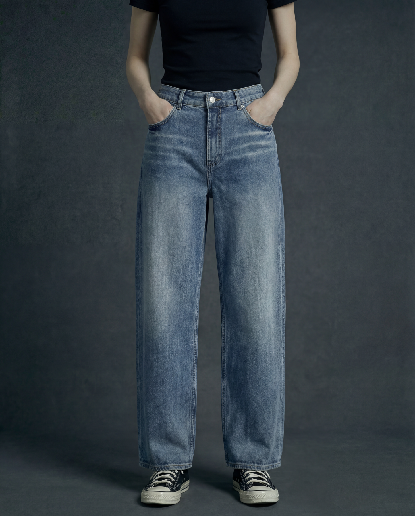 SUN FADE HEAVYWEIGHT DENIM JEANS