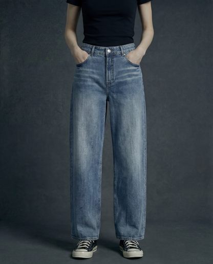 SUN FADE HEAVYWEIGHT DENIM JEANS