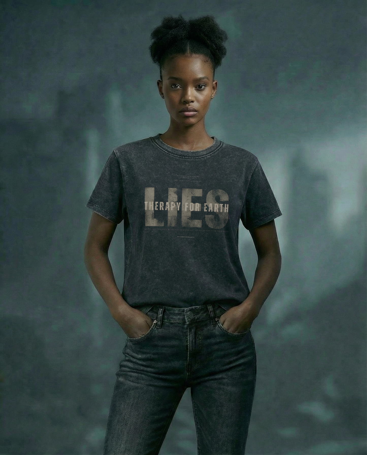 VINTAGE WASH BODYCON T-SHIRT