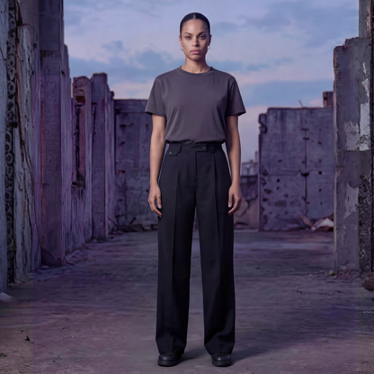 PANTALON UNISEXE DROIT TAILLE AJUSTABLE