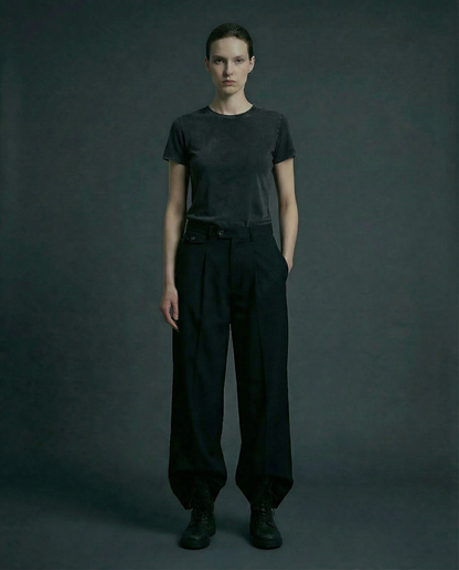 PANTALON DROIT TAILLE AJUSTABLE