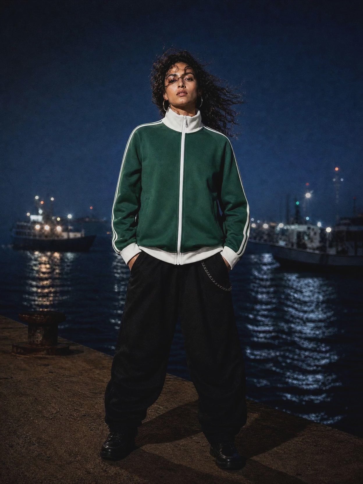 veste verte Palestine vidéo