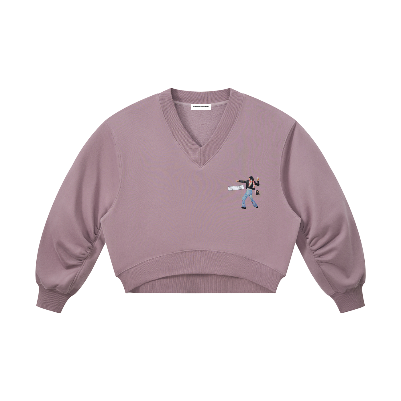 sweat femme pourpre ecoresponsable