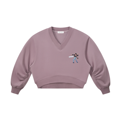 sweat femme pourpre ecoresponsable