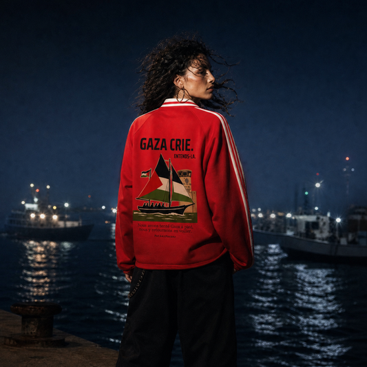 SWEATSHIRT À COL REVERS UNISEXE