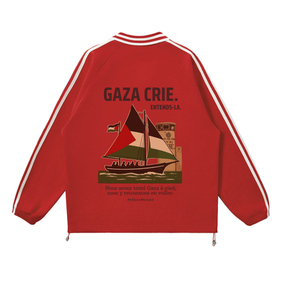 sweat rouge soutien Palestine 