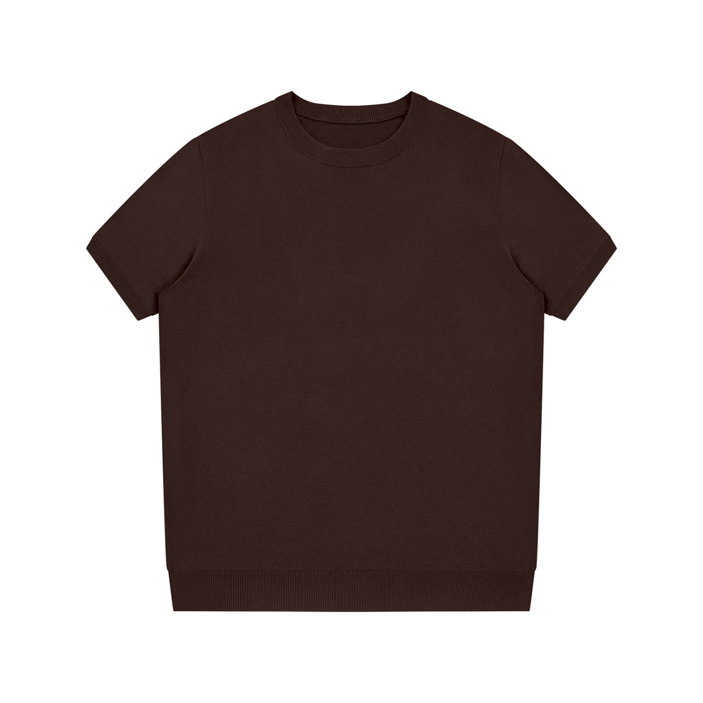 T-shirt unisexe en maille premium Therapy for Earth, vue de face, coupe confortable et structurée. bordeau