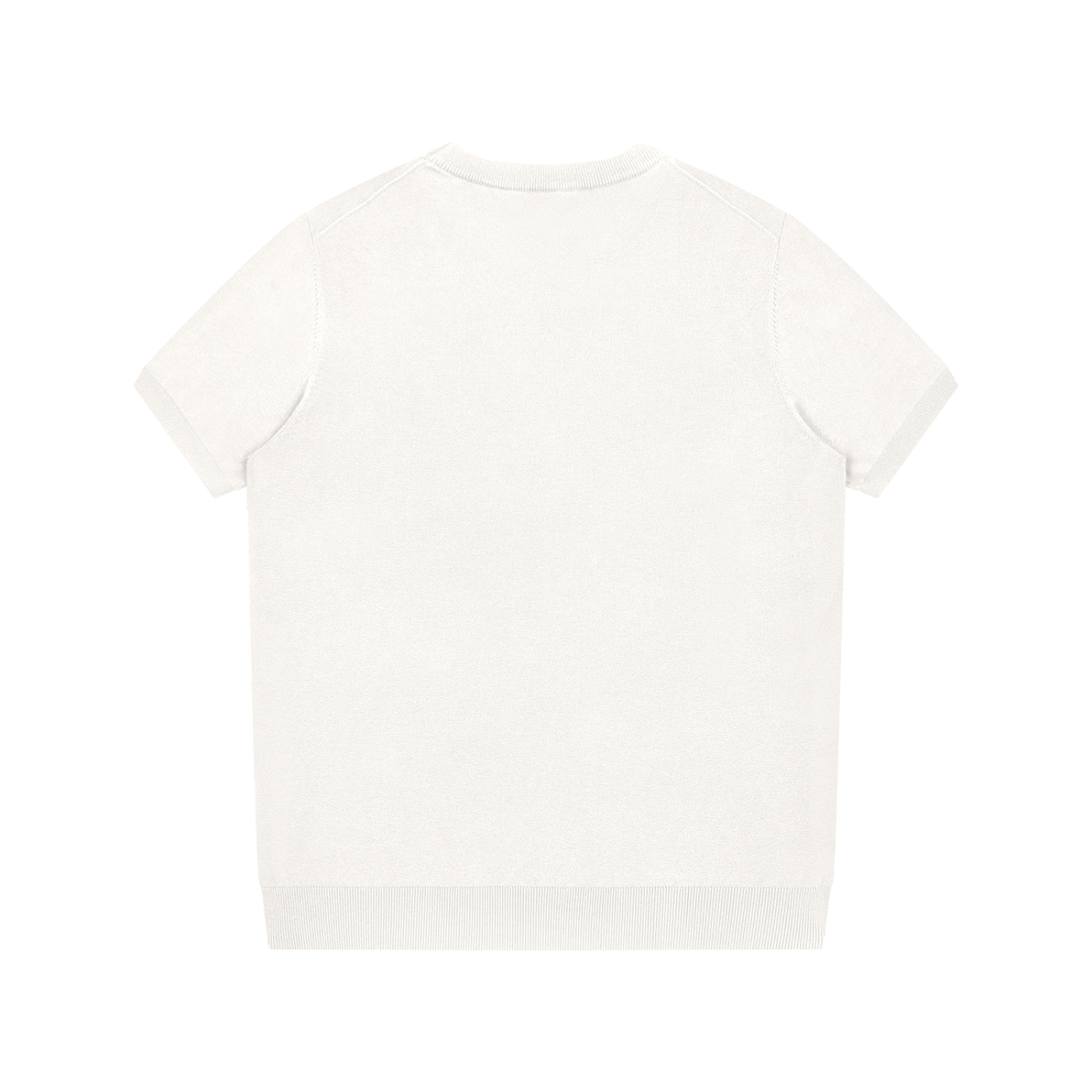 T-shirt unisexe en maille premium Therapy for Earth, vue de dos, coupe confortable et structurée.