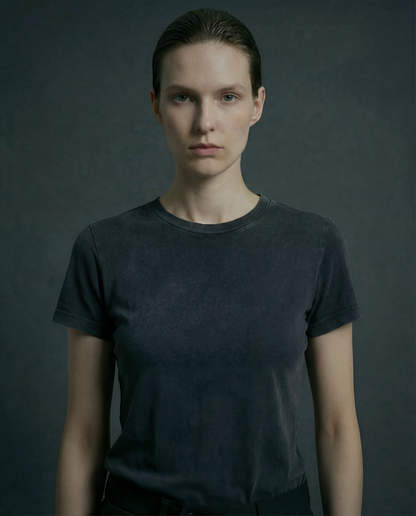 VINTAGE WASH SLIM FIT T-SHIRT – BODYCON FEMME