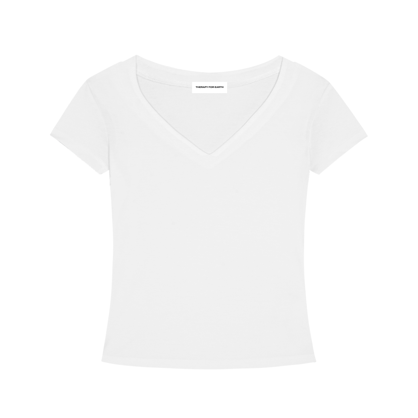 t-shirt blanc ecoresponsable devant 