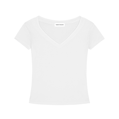 t-shirt blanc ecoresponsable devant 