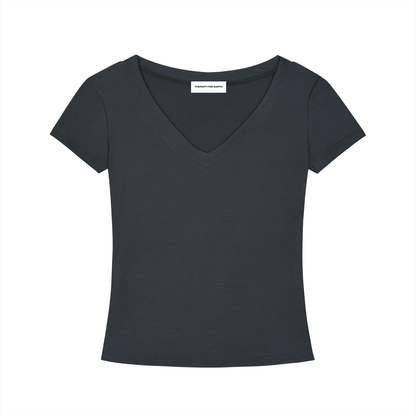 t-shirt femme gris écoresponsable 