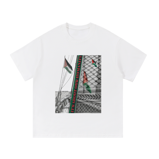 t-shirt lanc en soutien à gaza