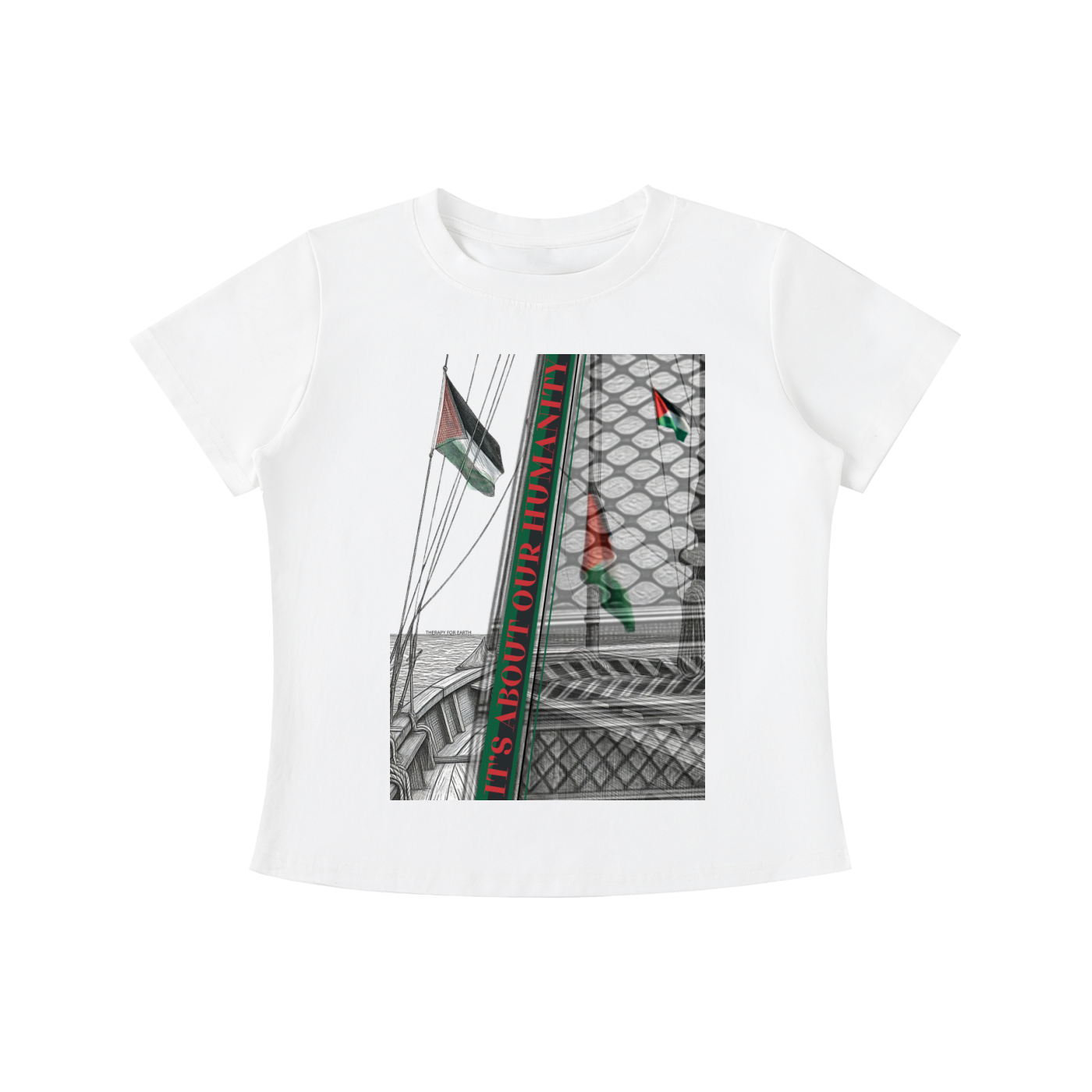 tshirt en coton therapy for earth 