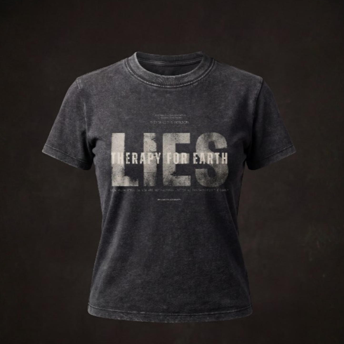 VINTAGE WASH BODYCON T-SHIRT