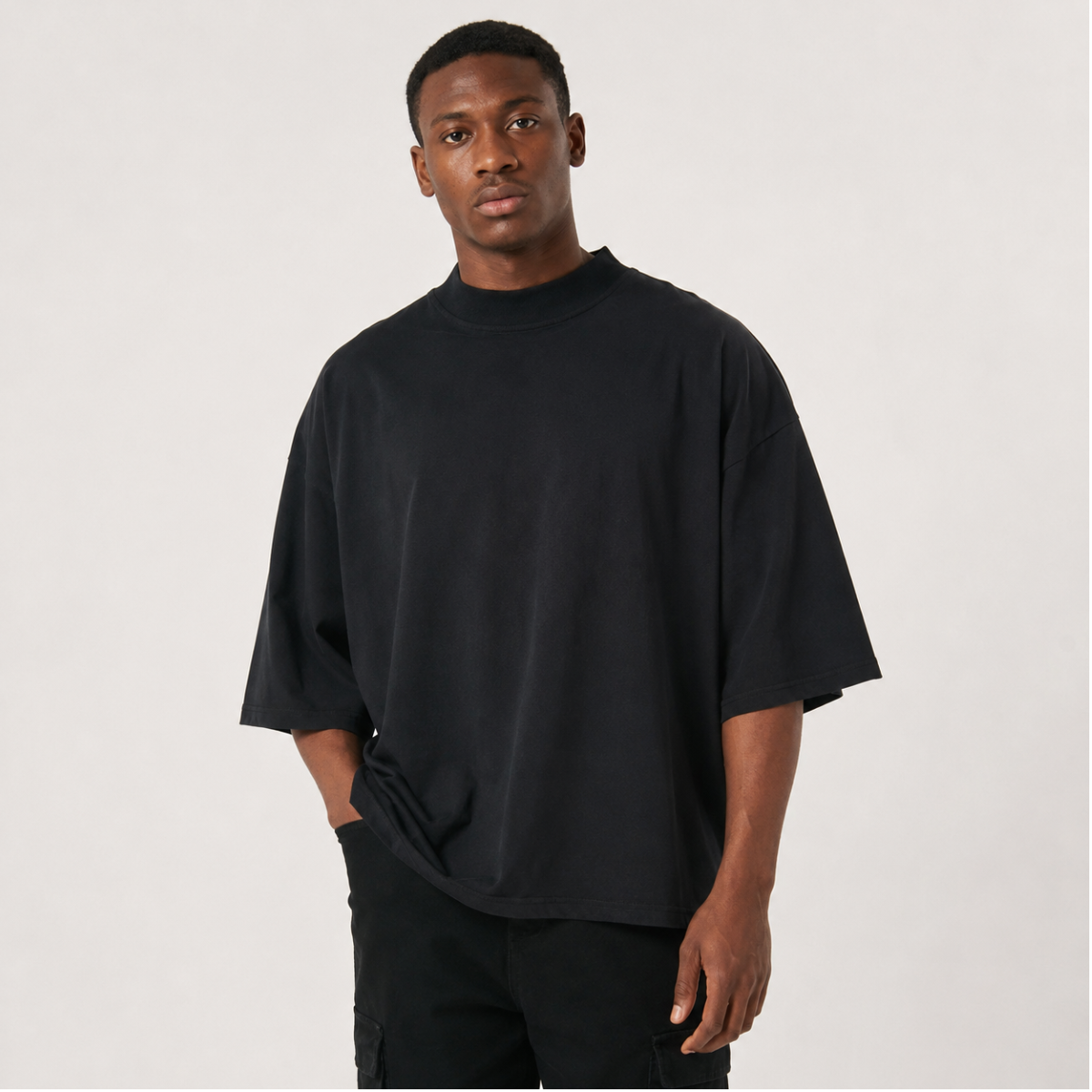 T-SHIRT BOXY OVERSIZE UNISEXE – LES BASICS