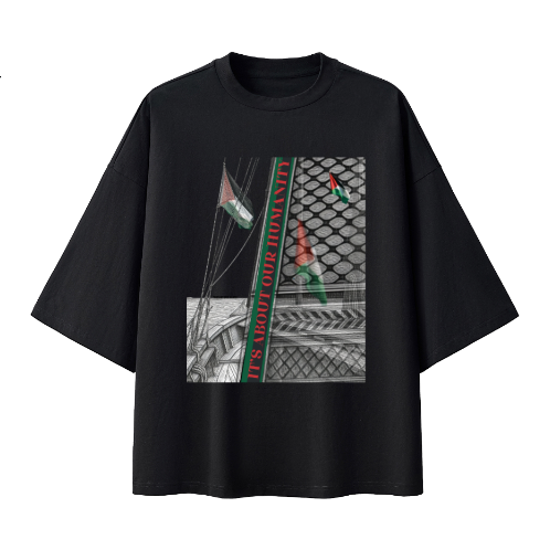 tshirt oversize palestine