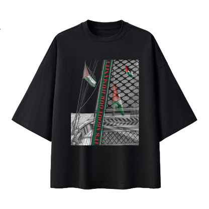 tshirt oversize palestine