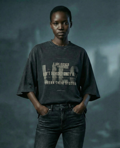 SNOW WASH BOXY OVERSIZE T-SHIRT