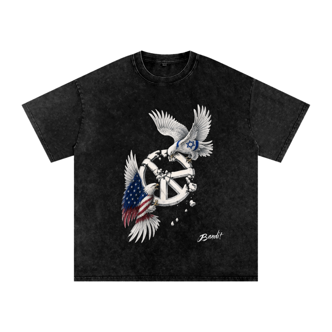 tshirt peace devant 