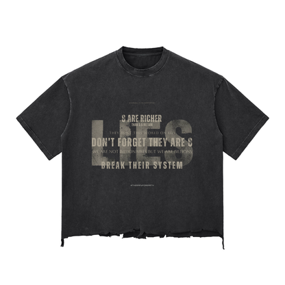 SNOW WASH BOXY OVERSIZE T-SHIRT