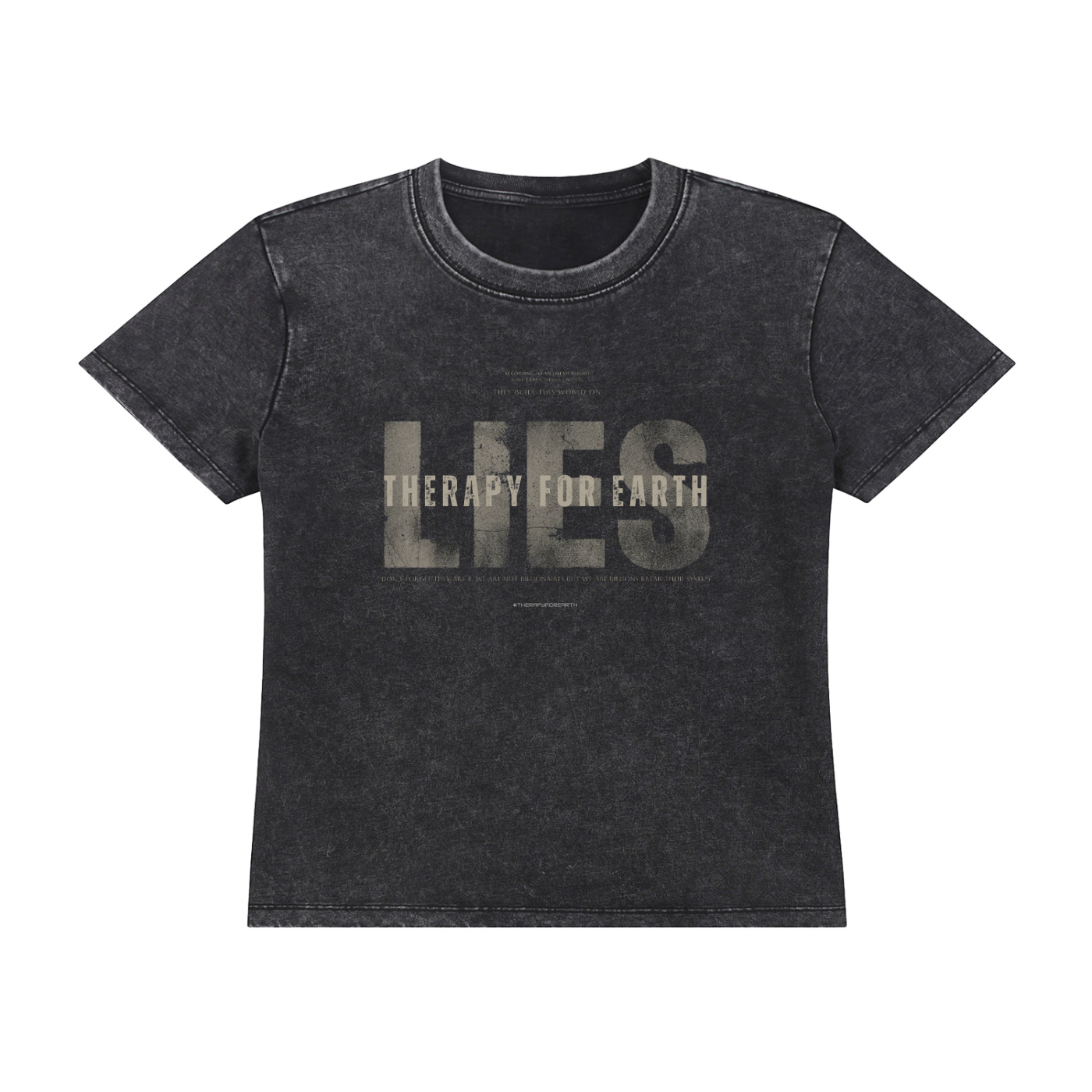 VINTAGE WASH BODYCON T-SHIRT