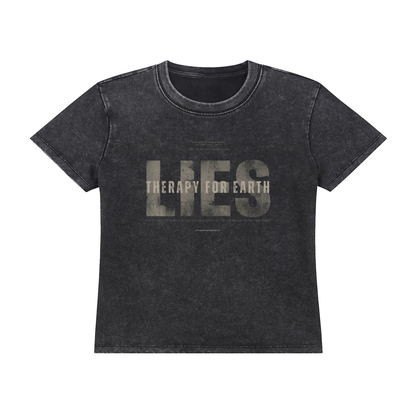 VINTAGE WASH BODYCON T-SHIRT