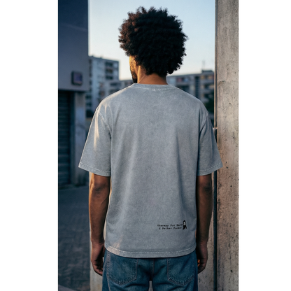 T-SHIRT BOXY OVERSIZE 275G DE PUR COTON UNISEXE